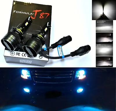 LED Kit G8 100W 9012 HIR2 10000K Blue Two Bulbs Headlight Low Beam Replacement • $37.40