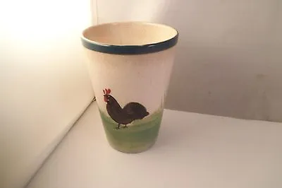 Vintage Moriyama Made In Japan Drinking Tumbler Pottery Chicken Rooster • $19.99