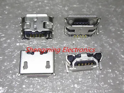 100pcs Micro USB Mini 5Pin Data Sync Charge Charger Charging Port Connector Jack • $3.95