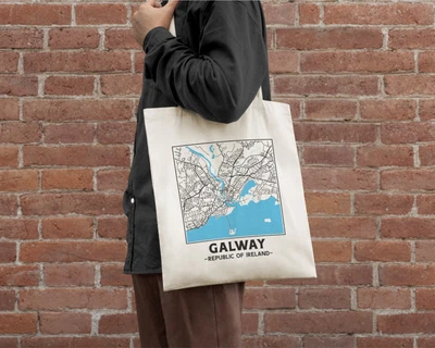 £9.49 • Buy Galway, Republic Of Ireland City Street Map 
