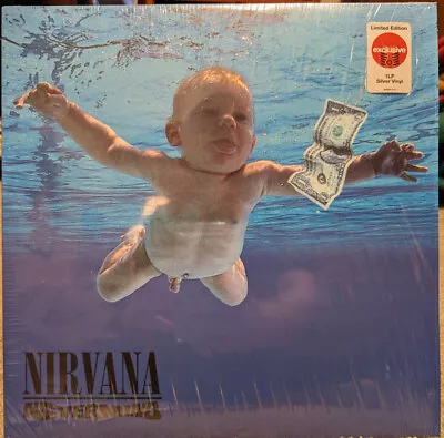 Nirvana Nevermind SILVER Vinyl LP NEW/SEALED • $104.99