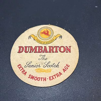 £0.80 • Buy Dumbarton Whisky, High Street, Dumbarton ,Scotland, Dumbarton Whisky Beer Mat