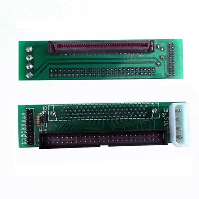SCSI SCA 80-Pin To IDC 50-Pin Male Adapter SCSI 80-50 Card • $14.98