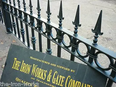 #BUCKINGHAM WROUGHT IRON METAL 18  X 3ft FENCING RAILING PANELS MADE TO ORDER# • £75