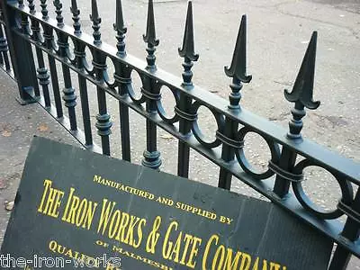 #BUCKINGHAM WROUGHT IRON METAL 18  X 5ft FENCING RAILING PANELS MADE TO ORDER# • £125