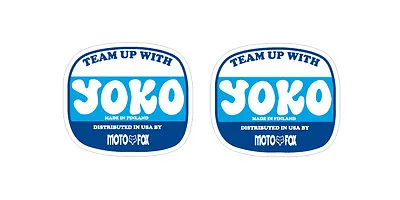 VINTAGE MOTOCROSS Yoko Moto X Fox  2(pcs) Stickers Decals CR KX YZ RM   • $11.19