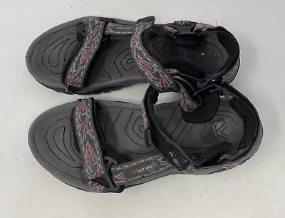 Karrimor Aruba Grey Outdoor Sandals UK 8 (L4) Hiking Walking Trekking Comfort • £8.99
