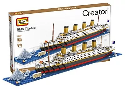 RMS Titanic Micro Building Block (1860 Pcs) LOZ-9389 Toy Bricks W. Original Box • $50.55