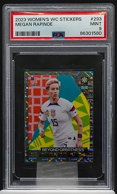 86301580 Megan Rapinoe 2023 Panini Women's World Cup Stickers Foil #293 PSA 9 • $1.25