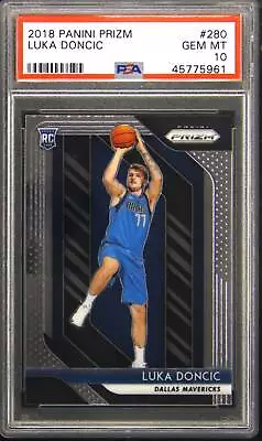 2018 Panini Prizm #280 Luka Doncic PSA 10 Gem Mint • $285