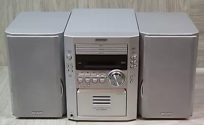 Sharp XL-HP500 3 CD AM FM Cassette Stereo Mini Component System No Remote TESTED • $199.95