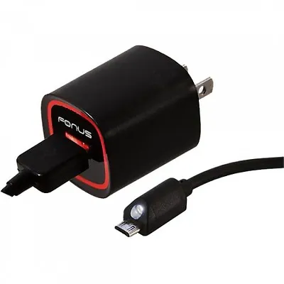 Motorola Droid Turbo 2 RAPID 2.4AMP HOME TRAVEL WALL CHARGER  6FT Long USB CABLE • $12.65