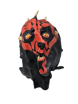 Vintage Star Wars Darth Maul Latex Rubber Halloween Costume Mask Don Post 4 • £19.27