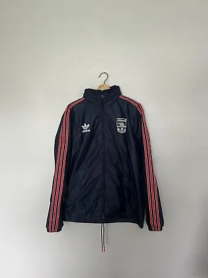 £99.99 • Buy Arsenal 1990 - 1992 Adidas Original Windbreaker Jacket | Men's Medium