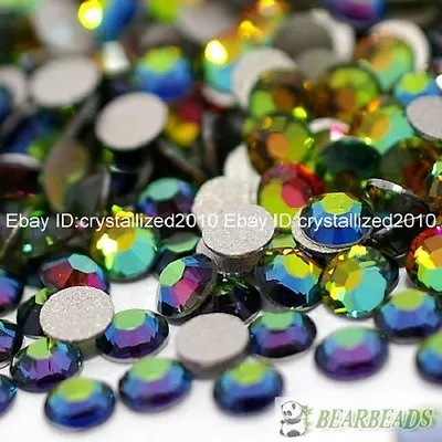 Multi-Color Top Quality Czech Crystal Rhinestones FlatBack Nail Art Decoration • $5.99