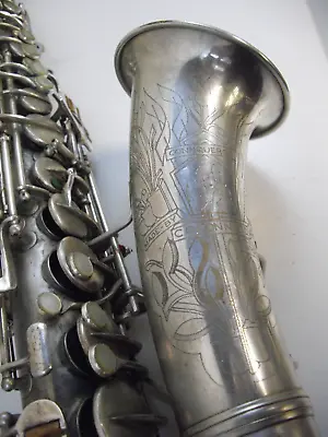 1936 C. G. Conn 26m  Connqueror  Pro Silver Alto Saxophone For Restoration Rare • $3999.99