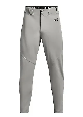 Under Armour Adult Mens Size L Gameday Tapered Fit Utility Baseball Pants Gray • $22.99