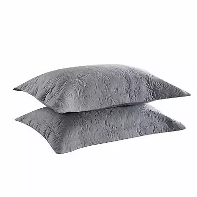 Embroidery Pillow Shams Decorative Microfiber Pillow Shams(Set Of 2) • $19.99