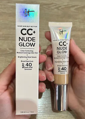 IT CC Nude Glow Cream SPF 40+ Your Skin But Better 32 Ml Fast Dispath • £5.99