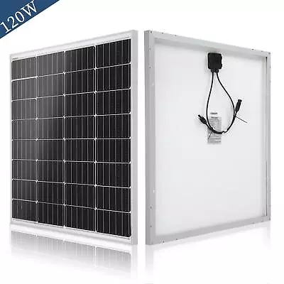 18Volt 120W Watt Solar Panel Mono For Off Grid RV Caravan Boat Shed Trailer Van • £52.95