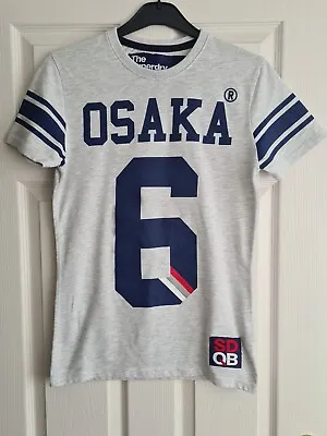 SuperDry 'QuarterBack Brand' T-shirt Boys/Small Men Size XS • £4.50