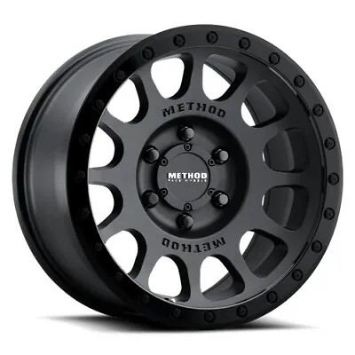 17x8.5 Method MR305 NV Matte Black W/ Gloss Black Lip Wheel 6x135 (0mm) • $339