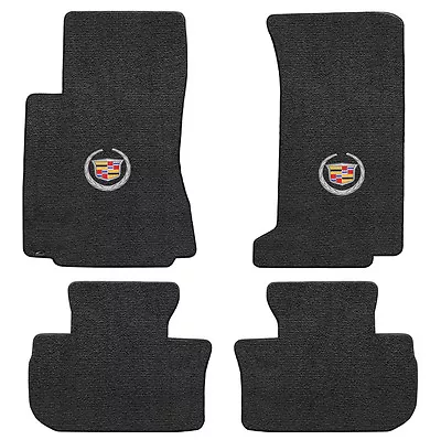 2009-2012 Cadillac CTS-V Sedan & Wagon 4pc Ebony Black Floor Mats - Crest Logo • $180.99