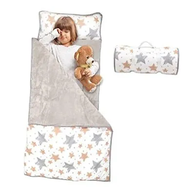  Toddler Sleeping BagToddler Nap Mat With Removable Blanket And Stars Patter • £51.47