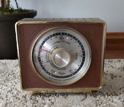 Vintage Baromter Taylor Thermostat Thermometer Weather Forecast Tabletop. BK • $20