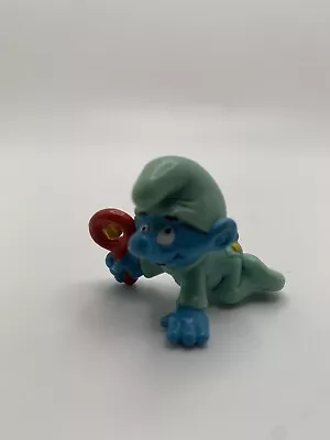 Schleich The Smurfs Baby Smurf Mini Collectible Action Figure Vintage 1978 Peyo • $9.59