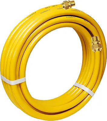 37 Ft 1/2  Flexible Natural Gas Line Pipe Propane Conversion Kit Grill Hose • $88.26