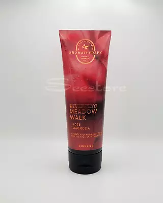 Bath & Body Works Renewing Meadow Walk Rose Magnolia Aromatherapy Body Cream New • $15.49