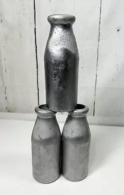 Lot (3) Rare Vintage Carnival Game Milk Bottle Knock Down Game Aluminum Taiwan • $125