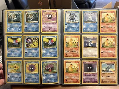 Pokemon Childhood Binder Vintage WoTC Lot Of 132 Cards Rares 1st Editions • $19.50