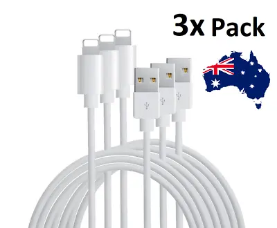 3X Fast USB Cable Charger Cord For Apple IPhone X XR 11 12 13 14 Pro Max IPad • $14.95