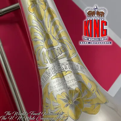 Vintage King H. N. White 2B Silver Tone Liberty Trombone Amazing • $3500