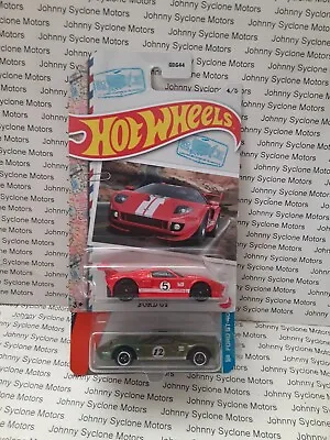 Matchbox Ford Gt-40 Race Car Hot Wheels Ford Gt Set Of 2 Bad Cards • $3.73