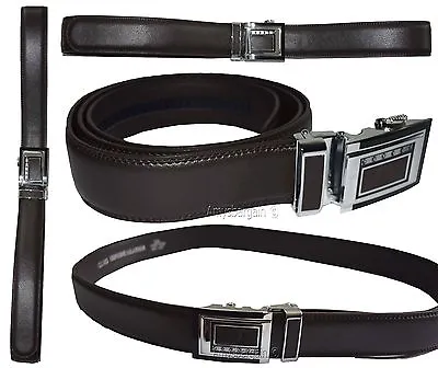 Lot Of 2. Men's Belt. Brown Automatic Lock Belt Size 49-51 Inches Dress Belt BN* • $27.96