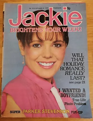 MAGAZINE - Vintage Jackie Magazine No #818 Sept 8th 1979 Parker Stevenson  • £8