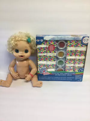 2010 Hasbro My Baby Alive Blonde Interactive Doll W/ Diapers/Food • $99.99