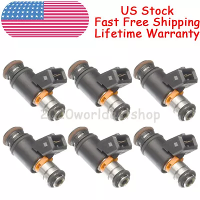 6PCS IWP022 Fuel Injectors 021906031D For VW Jetta Golf Gti Vr6 Afp 1999-2001 US • $39.79