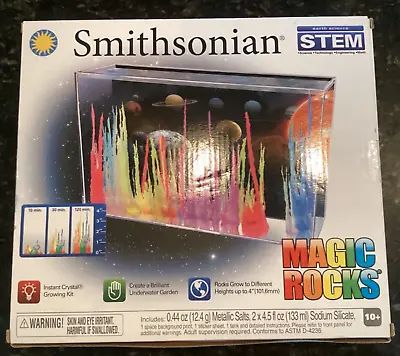 Smithsonian Magic Rocks Instant Crystal Growing Kit Stem Earth Science NEW • $17.99