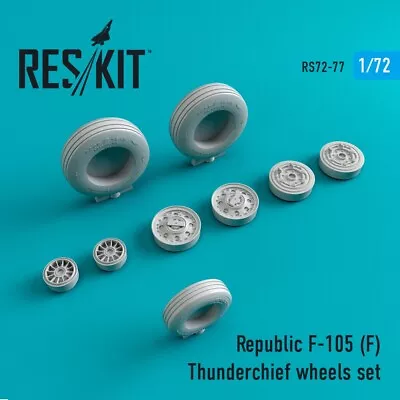 1/72 Reskit RS72-0077 F-105 (F) Thunderchief Wheels Set • $12