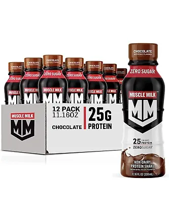 Muscle Milk Genuine Protein Shake Chocolate 11 Fl Oz Carton 12 Pack • $33.99