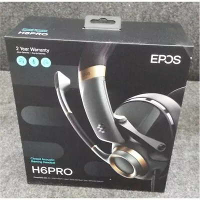EPOS SCWH21 H6PRO Closed Acoustic Wired Gaming Headset With Mic Racing Green • $54