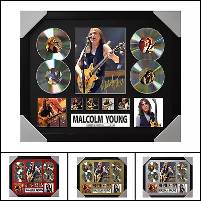 ACDC Malcolm Young 4CD Signed Framed Memorabilia LTD 2017 - Multiple Variations • $120