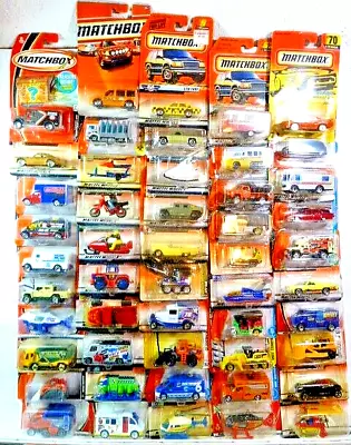 Matchbox Lot Of 50 Older Assorted Diecast Cars 1990's-2000's New In Package! • $29.99