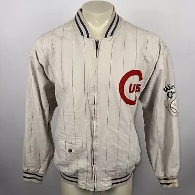 Chicago Cubs Jacket 1907 World Series Mirage Coat Baseball Vintage Mens XXL 2XL • $79.99
