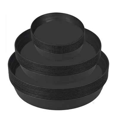 £5.70 • Buy Hydroponic Round Plastic Plant Pot Saucer Dish Water Drip Tray Drain Flower Base