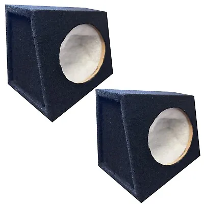 2x S2 6 X 9 Inch Car Audio Speaker Box 6x9 Enclosures With Terminal - 1x Pair • $39.99